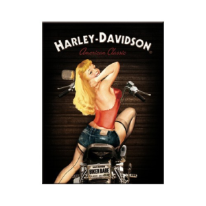 Magnet "Harley-Davidson American classic, biker babe"