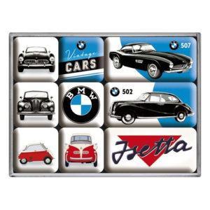 Magnet-set "BMW, Vintage Cars"