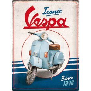 Metallskylt 30x40 cm "Iconic Vespa"