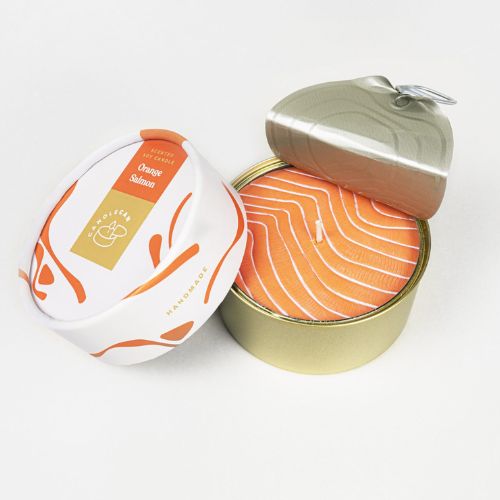 salmon doftljus i konservburk