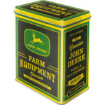 Plåtburk med John Deere motiv