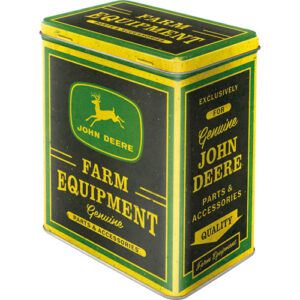 Plåtburk med John Deere motiv
