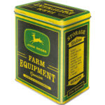 Plåtburk med John Deere motiv