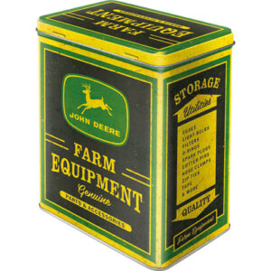 Plåtburk med John Deere motiv