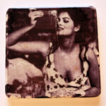 Glasunderlägg Sophia Loren