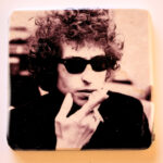 Glasunderlägg Bob Dylan