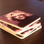 Glasunderlägg Retro motiv