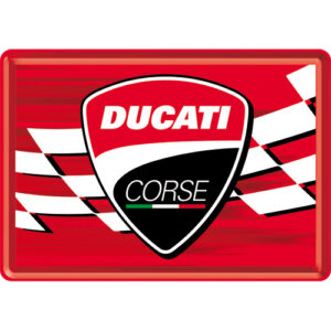Vykort Ducati corse