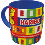 Mugg med Haribo björnar, färgglad