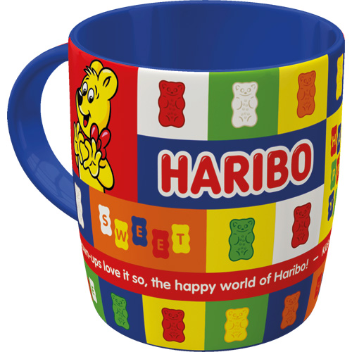 43415 Mugg med Haribo björnar, färgglad